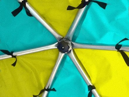 Батут Optifit Like Green 12ft с зелено-желтой крышей