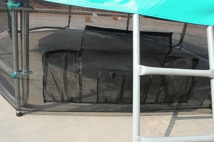 Батут Optifit Like Green 8ft с зеленой крышей