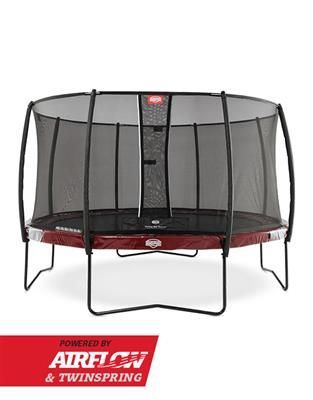 Батут Berg Elite Red 430 + сетка Deluxe красный