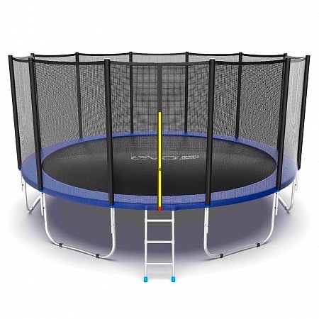 EVO JUMP External 16ft (Blue) Батут с внешней сеткой и лестницей, диаметр 16ft (синий) EVO JUMP External 16ft (Blue) Батут с внешней сеткой и лестницей, диаметр 16ft (синий)