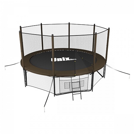 Батут UNIX line 12 ft Black&Brown (outside)