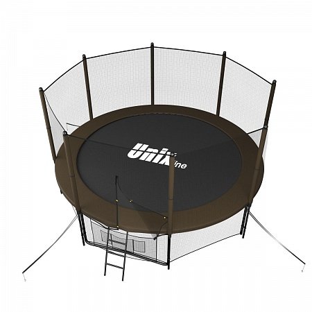 Батут UNIX line 10 ft Black&Brown (outside)