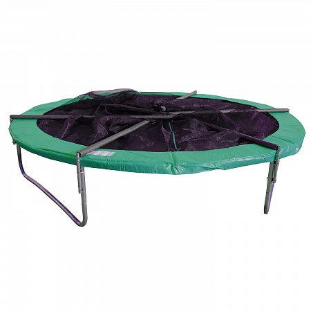 Батут DFC JUMP 14 ft складной, с сеткой green