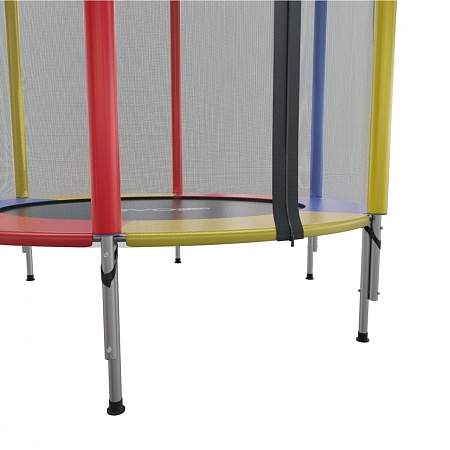 Детский батут с внешней сеткой EVO JUMP 4,5ft COLOR