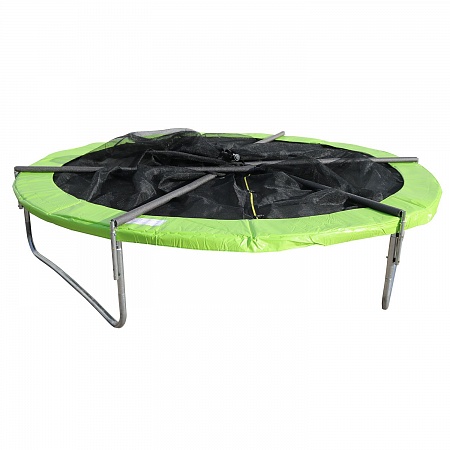 Батут DFC JUMP 12 ft складной, с сеткой apple green